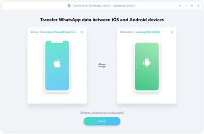 TenorShare - WhatsApp Transfer Review : Starting TenorShare WhatsApp transfer software